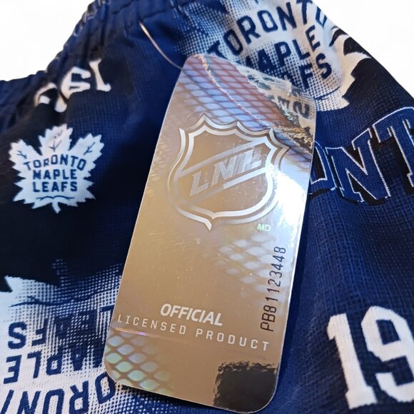 NWT Toronto Maple Leafs Officially Licensed NHL Cotton Boxer Shorts Mens L - Picture 5 of 11